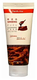 Пенка для лица с женьшенем - FarmStay Red ginseng pure cleansing foam, 180мл