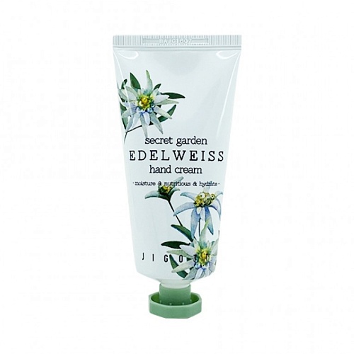 Крем для рук с экстрактом эдельвейса - JIGOTT SECRET GARDEN EDELWEISS HAND CREAM