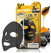 Маска для лица тканевая c древесным углем и медом Elizavecca Power Ringer Mask Pack Black Charcoal H