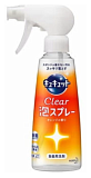 Спрей-пенка для мытья посуды с ароматом апельсина - KAO CuCute clear bubble spray оrange, 300мл