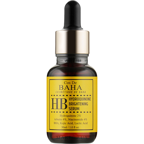 Сыворотка для лица для борьбы с пигментацией с гидрохиноном - Cos De BAHA Hydroquinone 2% serum (HB)