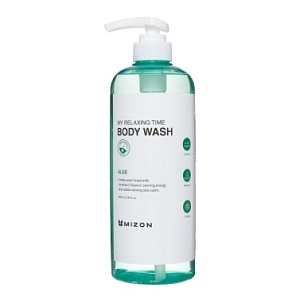 Гель для душа с экстрактом алоэ 800мл MIZON MY RELAXING TIME BODY WASH [ALOE]