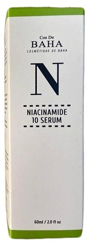 Сыворотка для лица противовоспалительная для жирной кожи - Cos De BAHA Niacinamide 10 serum (N60), 6