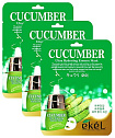 Маска для лица тканевая с экстрактом огурца 25мл EKEL Cucumber Ultra Hydrating Essence Mask