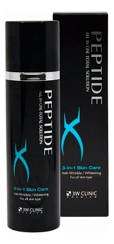 Мужская пептидная эссенция для лица 150мл 3W CLINIC PREMIUM BLACK PEPTIDE ALL IN ONE FOR MAN