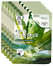 Маска для лица тканевая с алоэ - 3W Clinic Fresh aloe mask sheet, 23мл