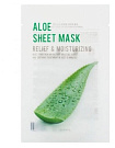 Маска тканевая для лица с экстрактом алоэ - Eunyul Purity aloe sheet mask, 22мл