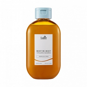Шампунь для восстановления корней волос с про La'dor ROOT RE-BOOT VITALIZING SHAMPOO PROPOLIS&CITRON