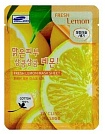 Маска тканевая для лица лимон - 3W Clinic Fresh lemon mask sheet, 23мл