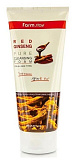 Пенка для лица с женьшенем - FarmStay Red ginseng pure cleansing foam, 180мл