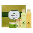 Набор: Тонер, Эмульсия, - DEOPROCE PREMIUM GREENTEA TOTAL SOLUTION 3 SET Крем