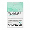 Маска для лица тканевая успокаивающая для лица с кислотами 20г SOME BY MI REAL AHA-BHA-PHA CALMING C