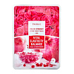 Маска для лица тканевая с экстрактом граната и розы 20г DEOPROCE COLOR SYNERGY EFFECT SHEET MASK RED