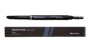 Автокарандаш для бровей с щеточкой (серый) - MIZON BROW STYLING PENCIL [GRAY]