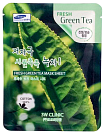 Маска увлажняющая тканевая с экстрактом зеленого чая 23мл 3W CLINIC Fresh Green Tea Mask Sheet