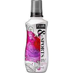 Кондиционер для белья с дезодорирующей формулой - KAO Flair fragrance & sports splash rose, 540мл