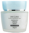Крем для лица увлажняющий - 3W CLINIC Excellent White Cream
