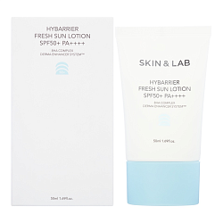 Лосьон питательный солнцезащитный для сухой и чувствительной кож SKIN&LAB Hybarrier Fresh Sun Lotion