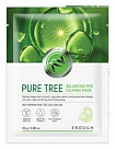 Маска тканевая для лица успокаивающая с экстрактом чайного дерева - Enough Premium pure tree balanci