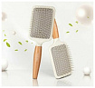 Расческа деревянная для головы - Masil Wooden paddle brush, 186г