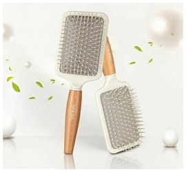 Расческа деревянная для головы - Masil Wooden paddle brush, 186г