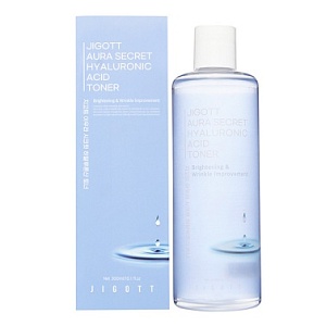 Тонер для лица с гиалуроновой кислотой 300мл JIGOTT Aura Secret Hyaluronic Acid Toner