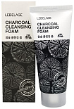 Пенка для умывания с углем - Lebelage Cleansing foam,100мл