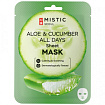 Маска тканевая для лица с экстрактами огурца и алоэ 24мл MISTIC ALOE & CUCUMBER ALL DAYS Sheet mask