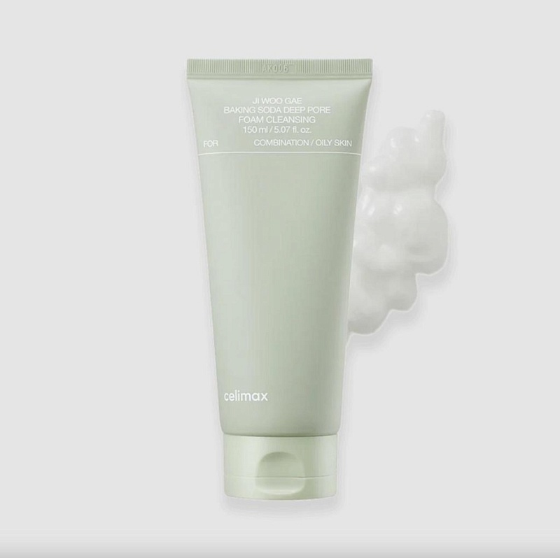 Пенка для глубокого очищения с содой - Celimax Jiwoogae baking soda deep pore foam cleansing,150мл