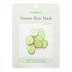 Маска для лица тканевая с экстрактом огурца 25г FOODAHOLIC NATURE SKIN MASK #CUCUMBER