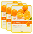 Маска тканевая с витаминами - Juno Real essence mask pack vitamin, 25мл