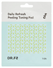 Пэды тонизирующие для глубокого очищения - DR.F5 Daily refresh peeling toning pad, 3г