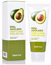 Гель-пилинг для лица с экстрактом авокадо - FarmStay Real avocado deep clear peeling gel, 100мл