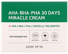 Крем для лица с кислотами 60г SOME BY MI AHA·BHA·PHA 30 DAYS MIRACLE CREAM