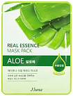 Маска тканевая с алоэ - Juno Real essence mask pack, 25мл