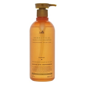 Шампунь укрепляющий для тонких волос 530мл La'dor DERMATICAL HAIR- LOSS SHAMPOO (FOR THIN HAIR)