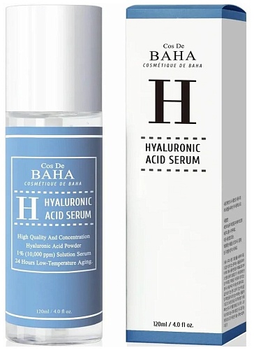 Сыворотка для лица от морщин с гиалуроновой кислотой - Cos De BAHA Hyaluronic acid serum (HT), 120мл