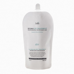 Маска для сухих и поврежденных волос м/уп - Lador PH5.5 Hydro LPP treatment, 500мл