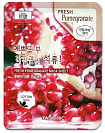 Маска для лица тканевая с экстрактом граната 23мл 3W CLINIC Fresh Pomegranate Mask Sheet