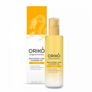 Гель для умывания с экстрактом юдзу, ORIKO Brightening care cleansing gel with yuzu extract выравнив